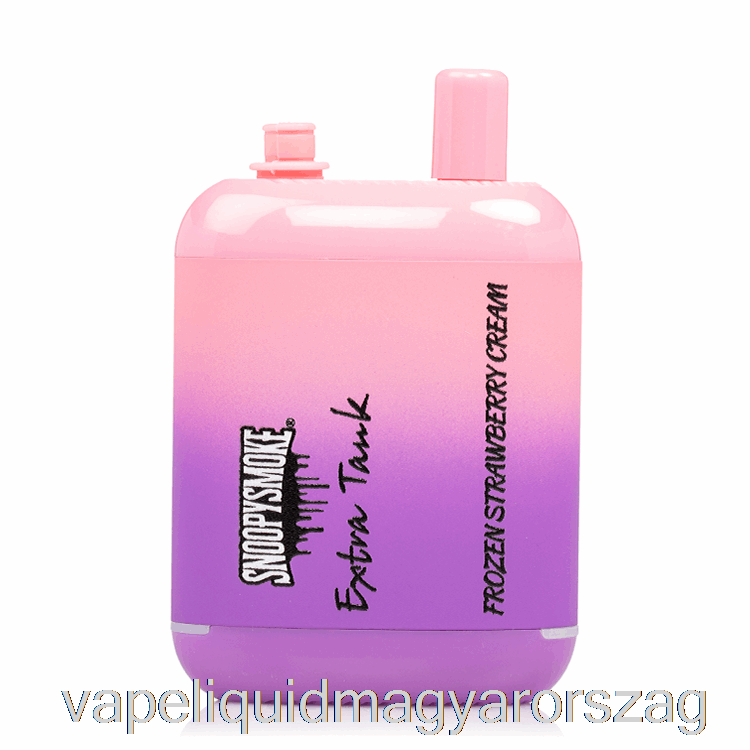 Snoopy Füst Extra Tartály 2 15000 Eldobható Fagyasztott Eper Krém Vape E Cigi